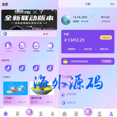 定制版抖音刷单系统/抖音抢单刷单源码/手动自动抢单
